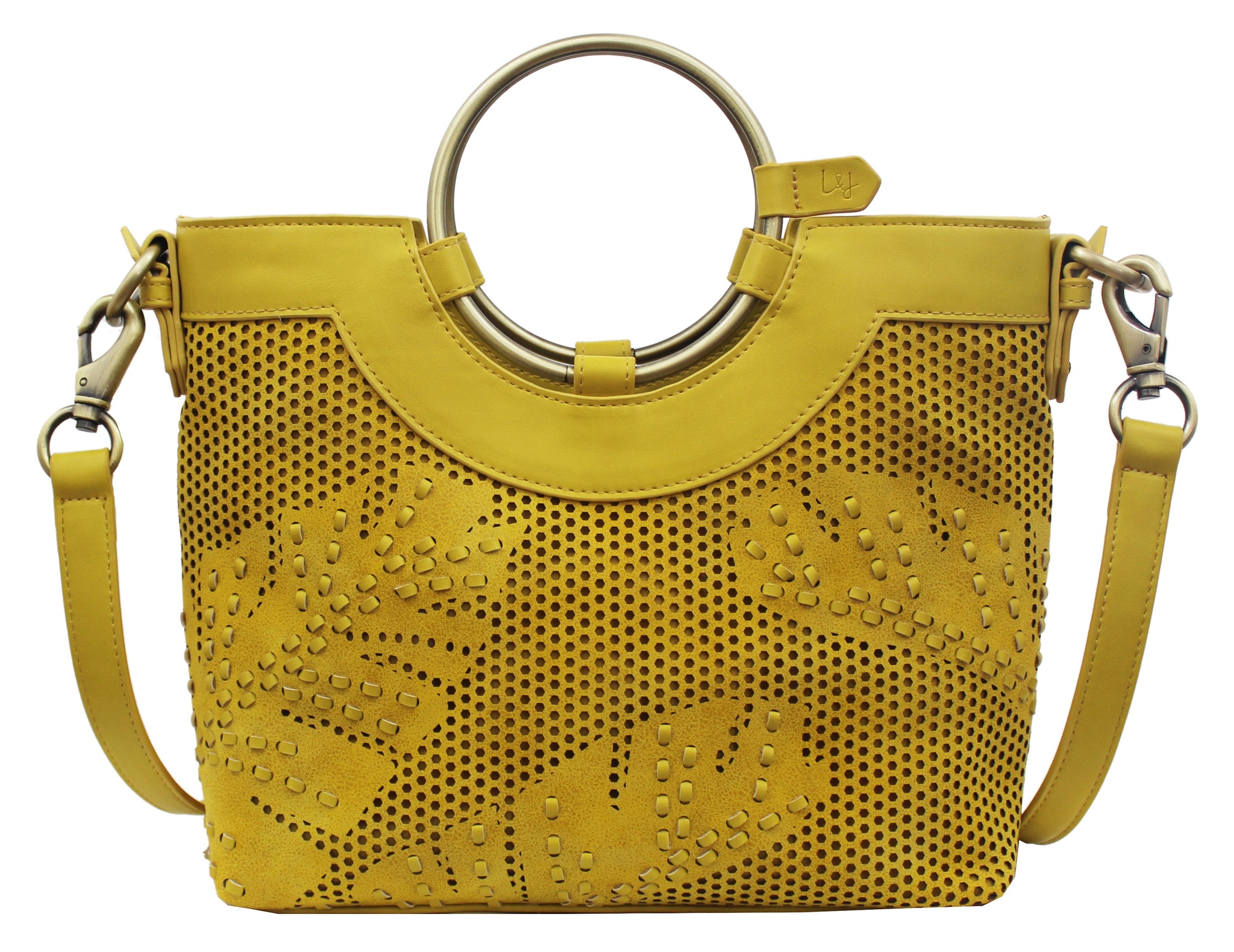 Palm Highway Ring Satchel in Canary