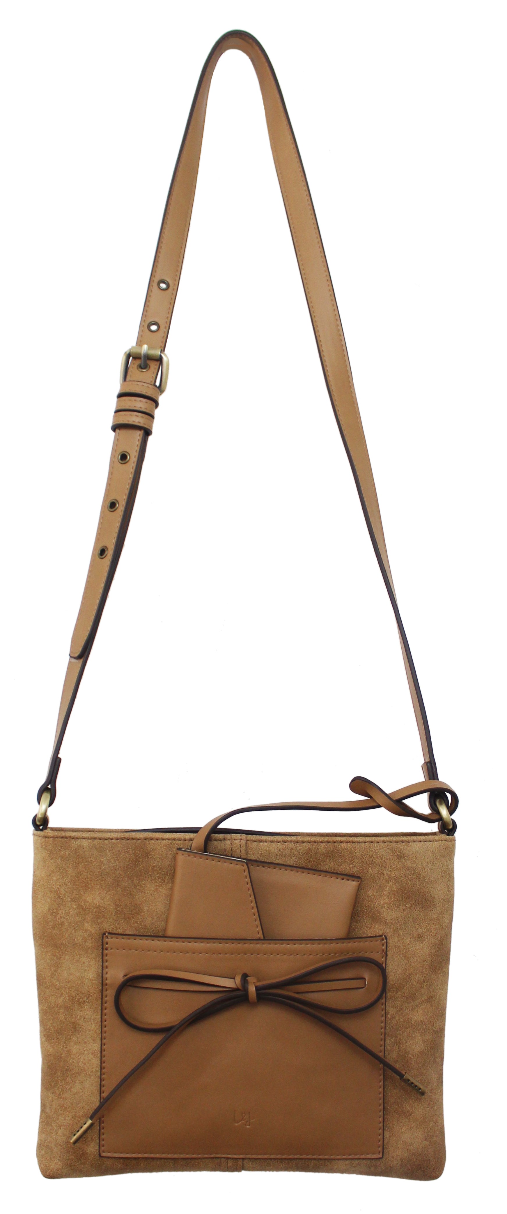Palm Highway Passport Crossbody in Tan