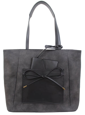 Palm Highway Tote in Charcoal