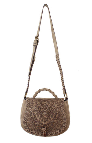 Serengeti Saddle Bag in Stone