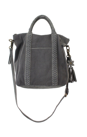 Zargoza Canvas Tote in Ebony