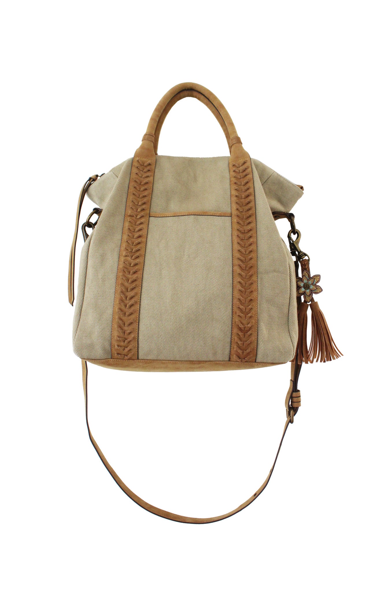 Zargoza Canvas Tote in Knotty Oak