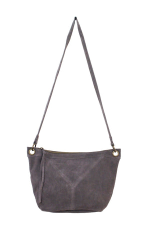 Wildleder East to West Crossbody in Pebble