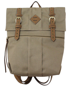 Lost Highway Canvas Backpack in Oak