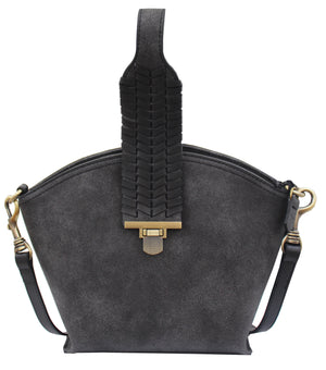 Marquesas Concha Crossbody in Charcoal