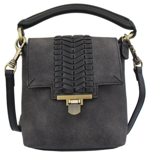 Marquesas Mini Satchel in Charcoal