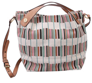 Waimea Bay Canvas Tote in Stripes