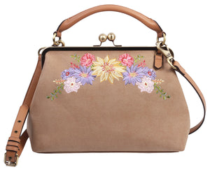 Painted Desert Frame Satchel in Dust