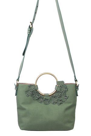 Painted Desert Ring Satchel in Sage