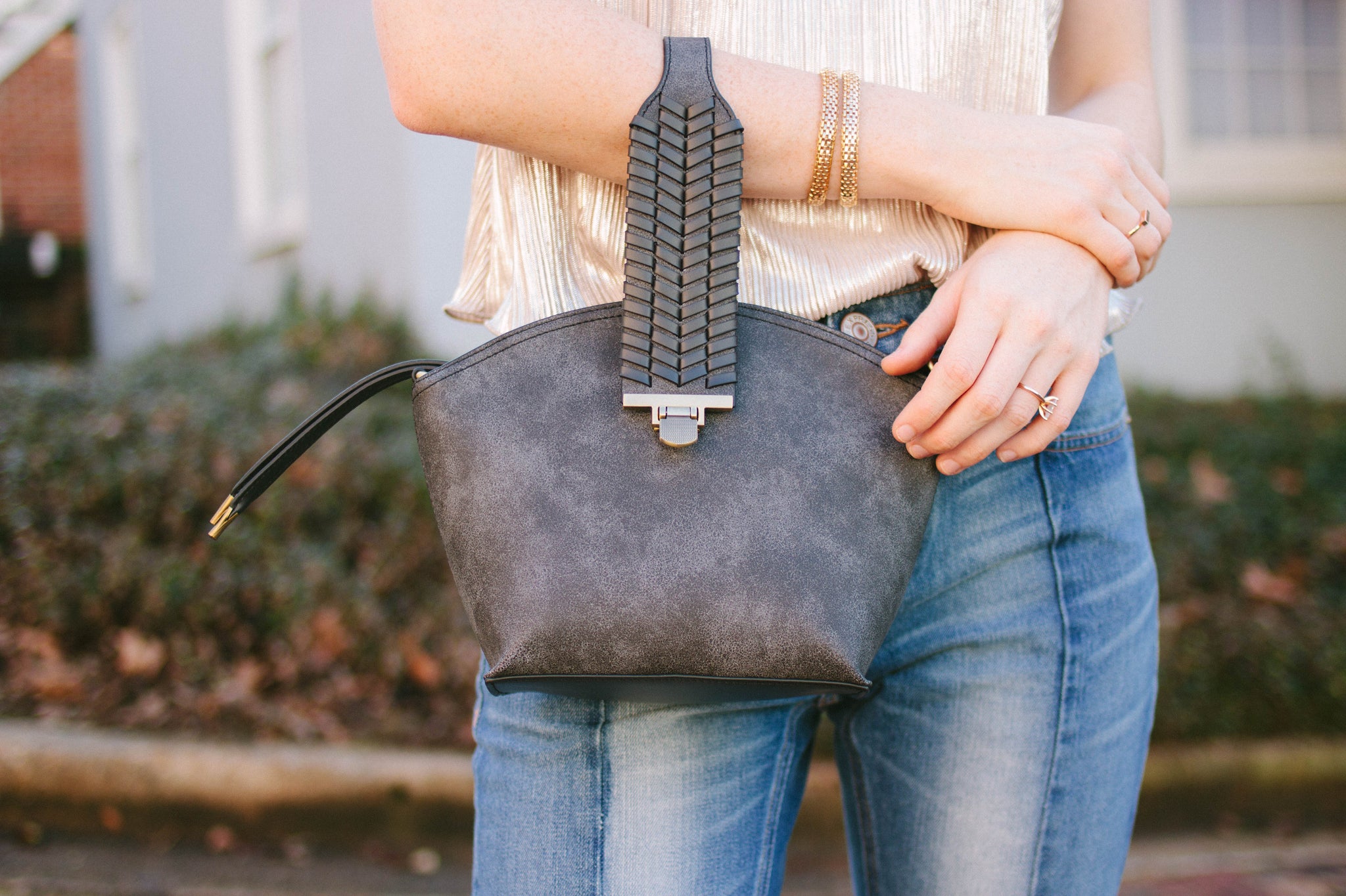 Crossbody Strap Charcoal