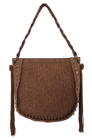 Baja Round Hobo in Twig