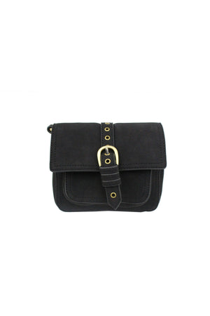 Lost Highway Buckle Crossbody in Black